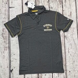 Milwaukee Brewers MLB Baseball Polo Golf Tennis Sports Shirt
